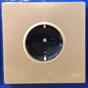Розетка ретро 1-ый золото Augan Light