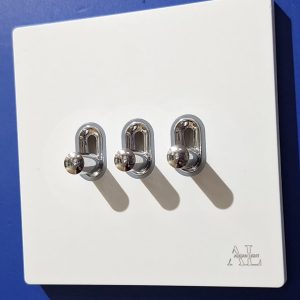 Включатель ретро 3-ой белый Augan Light