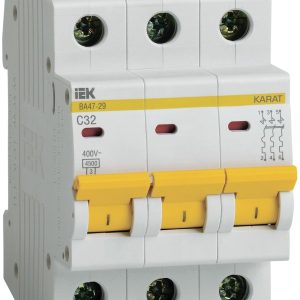 Автомат 3P ВА 47-29 32А ИЭК