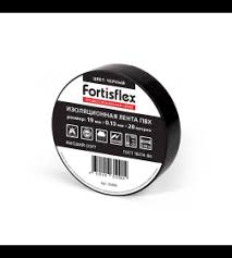 Изолента ПВХ 19х0.15x20 черная (Fortisflex)