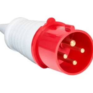 Силовая вилка 3P+N+E 4Х32A 380W IP44 EAR